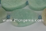 CNG5702 15.5 inches 22*30mm - 28*35mm freeform amazonite beads