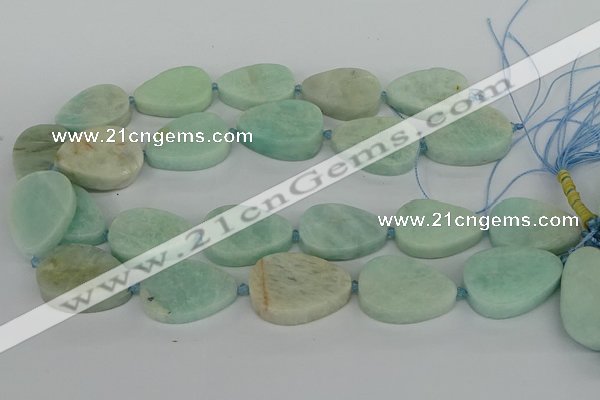 CNG5702 15.5 inches 22*30mm - 28*35mm freeform amazonite beads