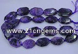 CNG5715 15.5 inches 25*35mm - 30*40mm faceted freeform charoite beads