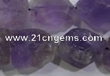 CNG574 15.5 inches 16*18mm nuggets amethyst gemstone beads