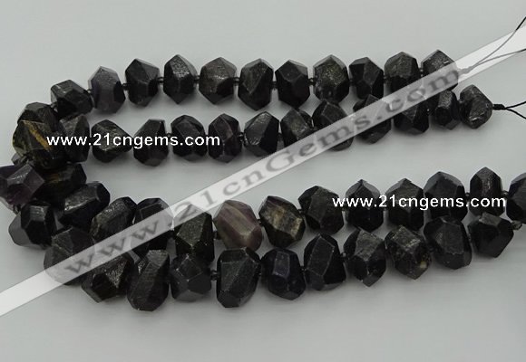 CNG5760 15.5 inches 12*16mm - 15*20mm faceted nuggets charoite beads