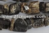 CNG577 5*10mm – 11*15mm nuggets black tourmaline gemstone beads