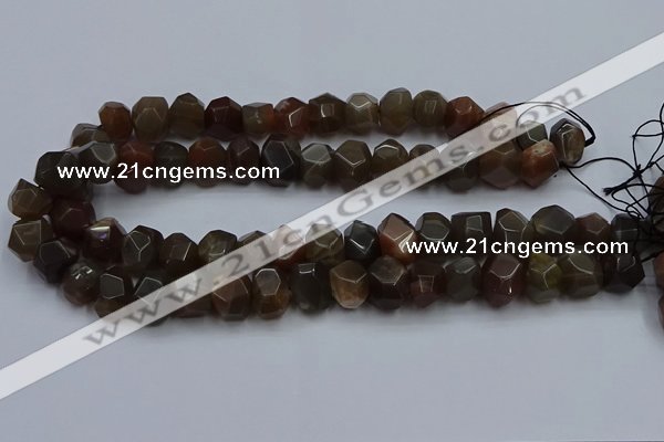 CNG5770 15.5 inches 12*16mm - 13*18mm faceted nuggets moonstone beads