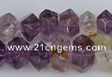 CNG5781 10*14mm - 12*16mm faceted nuggets amethyst beads