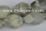 CNG5833 15.5 inches 12*16mm - 15*25mm faceted nuggets moonstone beads