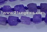 CNG5902 15.5 inches 4*6mm - 6*10mm nuggets rough amethyst beads