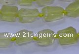 CNG5903 15.5 inches 4*6mm - 6*10mm nuggets rough lemon quartz beads