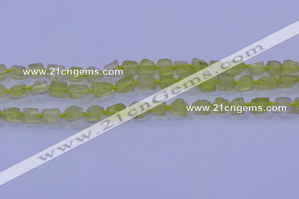 CNG5903 15.5 inches 4*6mm - 6*10mm nuggets rough lemon quartz beads