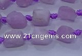 CNG5911 15.5 inches 4*6mm - 6*10mm nuggets rough kunzite beads