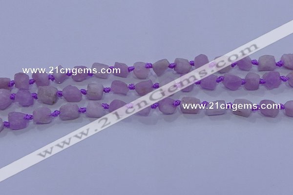 CNG5911 15.5 inches 4*6mm - 6*10mm nuggets rough kunzite beads