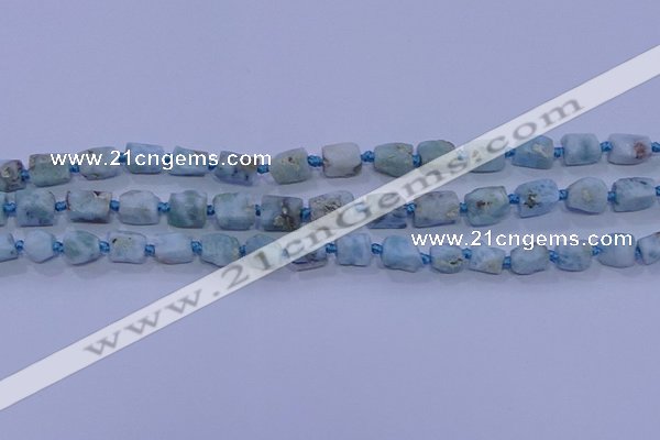 CNG5915 15.5 inches 4*6mm - 6*10mm nuggets rough larimar beads