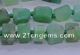 CNG5916 4*6mm - 6*10mm nuggets rough Australia chrysoprase beads