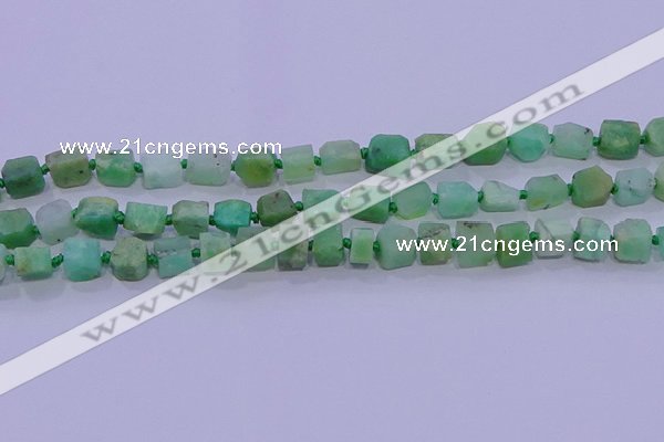 CNG5916 4*6mm - 6*10mm nuggets rough Australia chrysoprase beads