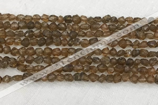 CNG5919 15.5 inches 4mm - 5mm nuggets natural rough zircon beads