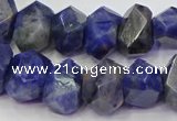 CNG5928 15.5 inches 10*14mm - 13*18mm faceted nuggets sodalite beads