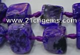 CNG6002 15.5 inches 12*16mm - 15*18mm nuggets agate beads