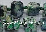 CNG6006 15.5 inches 12*16mm - 15*18mm nuggets agate beads