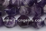 CNG6028 15.5 inches 12mm faceted nuggets dogtooth amethyst beads