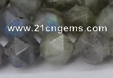 CNG6038 15.5 inches 12mm faceted nuggets labradorite beads