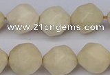 CNG6049 15.5 inches 12mm faceted nuggets jasper beads