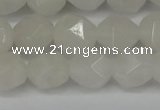 CNG6113 15.5 inches 8mm faceted nuggets white jade beads