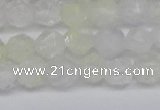 CNG6258 15.5 inches 6mm faceted nuggets green cherry quartz beads