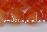 CNG6291 15.5 inches 14mm faceted nuggets candy jade beads