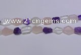 CNG6336 15.5 inches 14*18mm - 16*22mm freeform mixed quartz beads