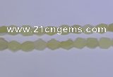 CNG6356 15.5 inches 14*18mm - 16*22mm freeform matte lemon quartz beads