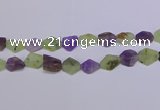 CNG6365 15.5 inches 14*18mm - 16*22mm freeform matte mixed quartz beads