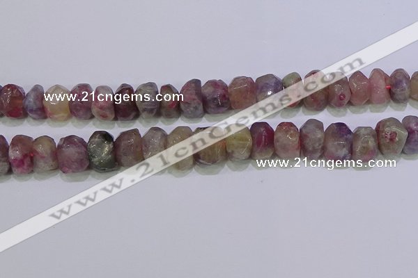 CNG6381 15.5 inches 6*14mm - 8*14mm nuggets tourmaline beads