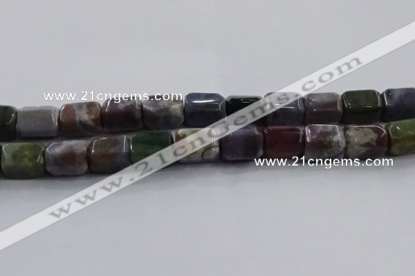 CNG6411 15.5 inches 15*20mm faceted nuggets Indian agate beads