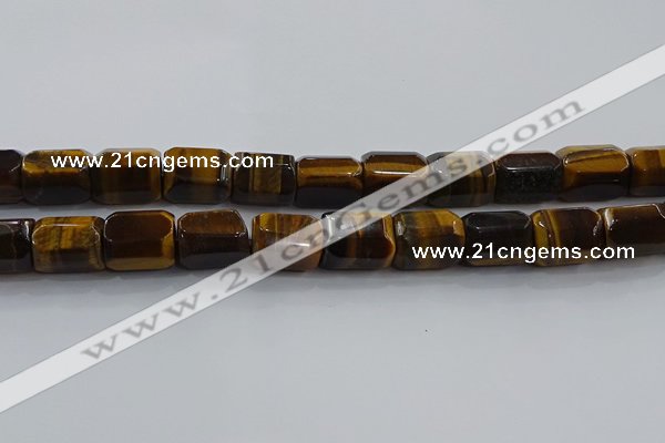 CNG6425 15.5 inches 15*20mm faceted nuggets yellow tiger eye beads