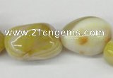 CNG65 15.5 inches 10*15mm - 20*30mm nuggets agate gemstone beads