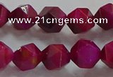 CNG6536 15.5 inches 10mm faceted nuggets red tiger eye beads