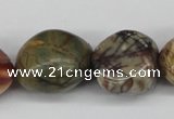 CNG66 15.5 inches 14*16mm - 25*35mm nuggets picasso jasper beads