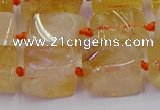 CNG6804 15.5 inches 8*12mm - 10*16mm nuggets citrine beads