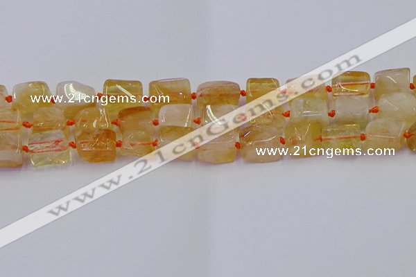 CNG6804 15.5 inches 8*12mm - 10*16mm nuggets citrine beads