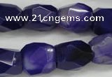 CNG681 15.5 inches 13*18mm - 15*20mm faceted nuggets agate beads