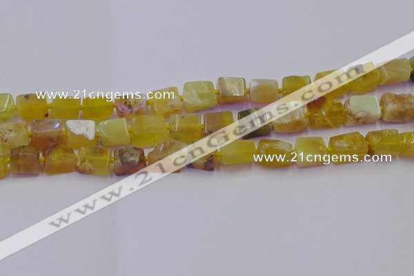 CNG6812 15.5 inches 5*8mm - 8*12mm nuggets yellow opal beads