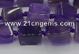 CNG6818 15.5 inches 5*8mm - 8*12mm nuggets amethyst beads