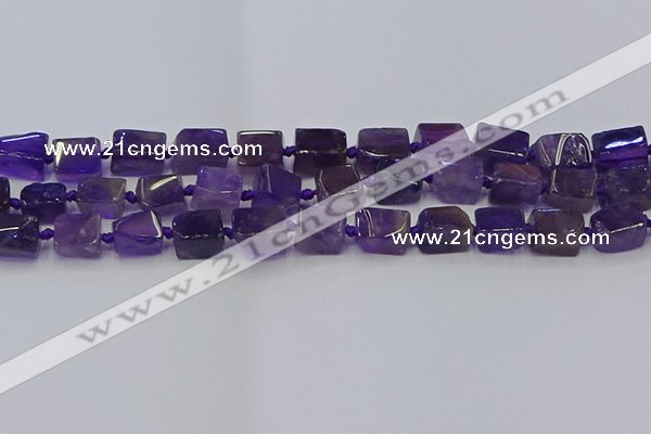 CNG6818 15.5 inches 5*8mm - 8*12mm nuggets amethyst beads