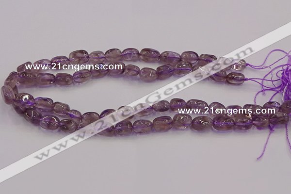 CNG6850 15.5 inches 8*12mm - 10*14mm nuggets amethyst beads