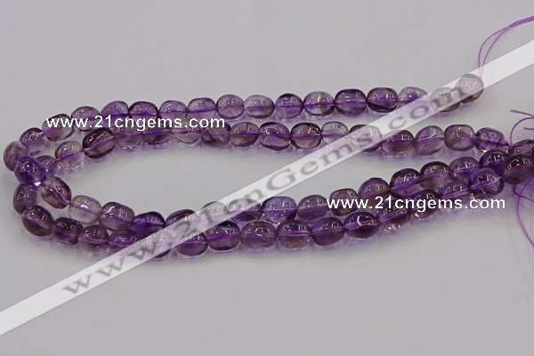 CNG6853 15.5 inches 8*12mm - 10*14mm nuggets amethyst beads