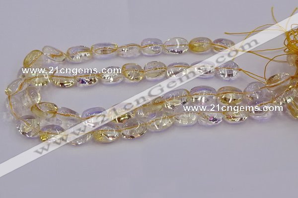 CNG6857 15.5 inches 12*16mm - 13*18mm nuggets citrine beads