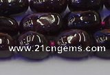 CNG6874 15.5 inches 8*12mm - 10*14mm nuggets garnet beads