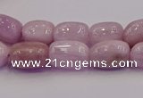 CNG6877 15.5 inches 8*12mm - 10*14mm nuggets pink kunzite beads