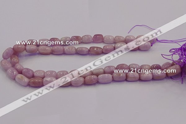 CNG6877 15.5 inches 8*12mm - 10*14mm nuggets pink kunzite beads