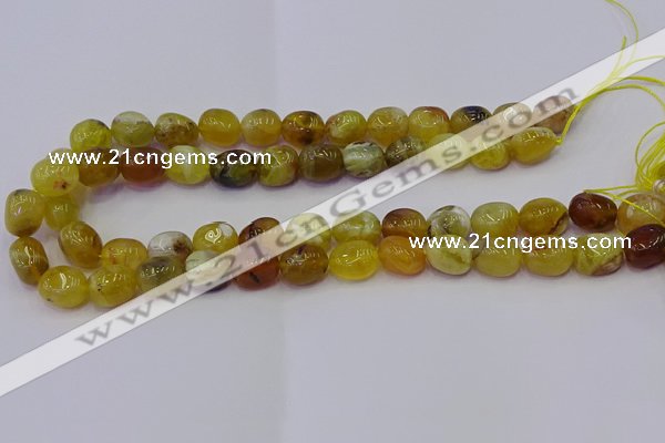 CNG6881 15.5 inches 12*16mm - 13*18mm nuggets yellow opal beads