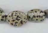 CNG69 15.5 inches 10*16mm - 25*35mm nuggets dalmatian jasper beads